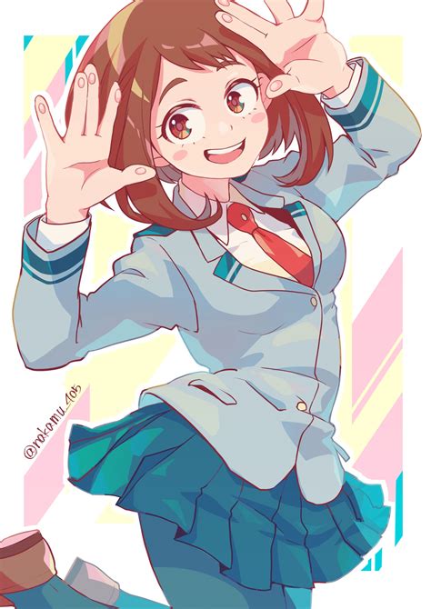 mha ochako|Ochako Uraraka (Boku no Hero Academia).